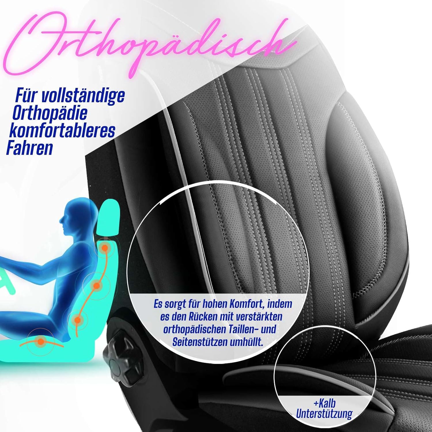 Miami Autositzbezüge für Mercedes Benz A-Klasse, Leder