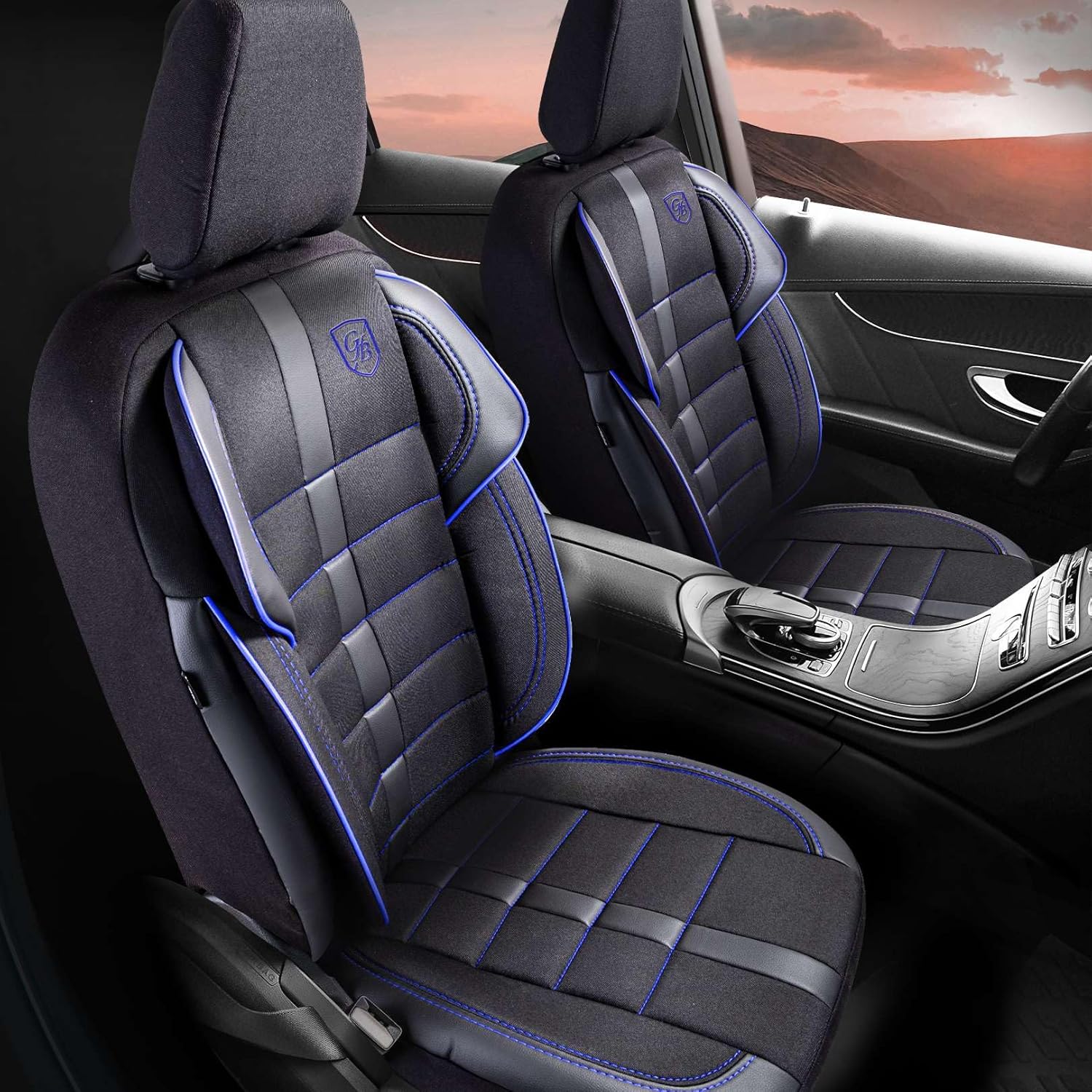 Everest Autositzbezüge für PKW & SUV – Jacquard Sitzauflage