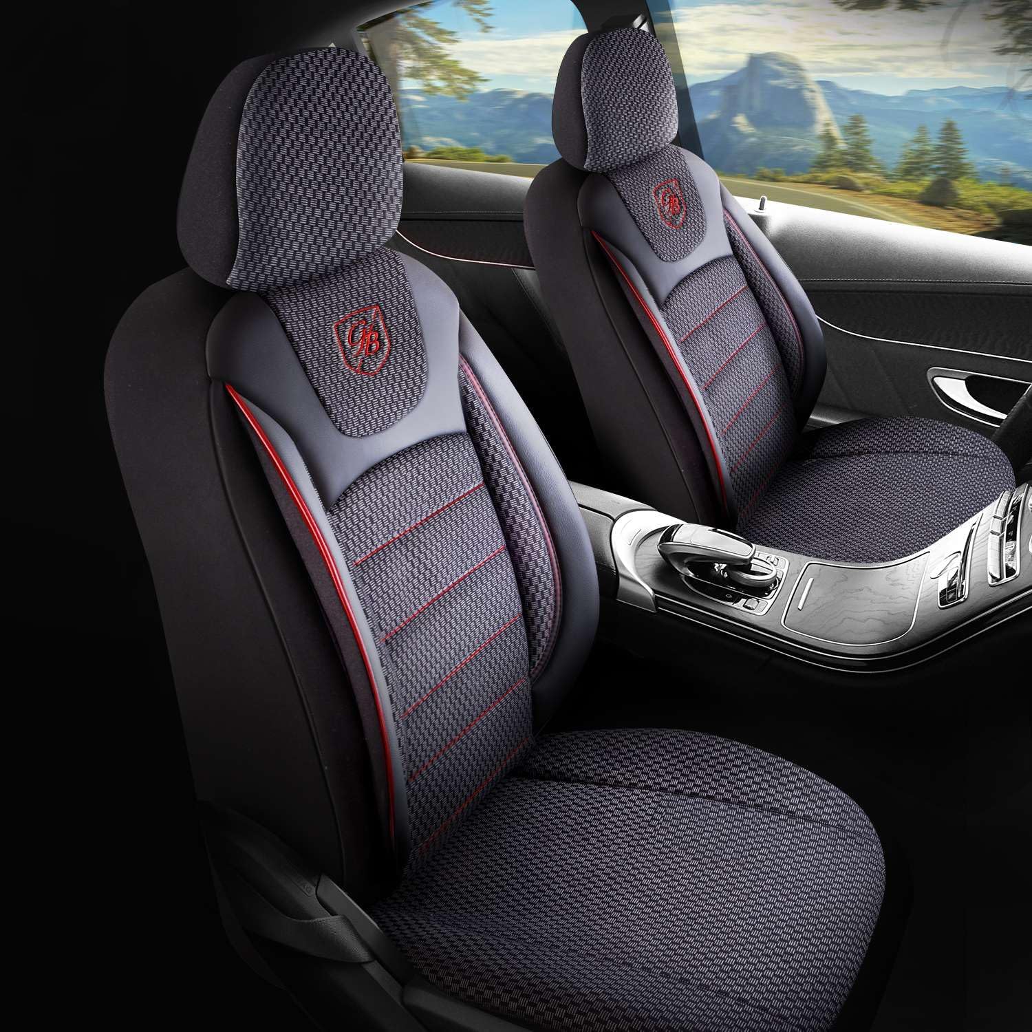 Prestij Autositzbezüge für Mazda 6, Webstoff