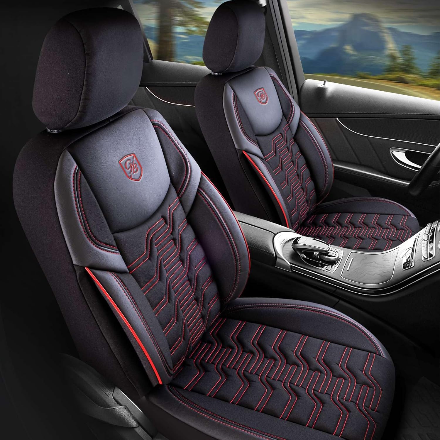 Berlin Autositzbezüge für PKW & SUV, Jacquard Sitzauflage