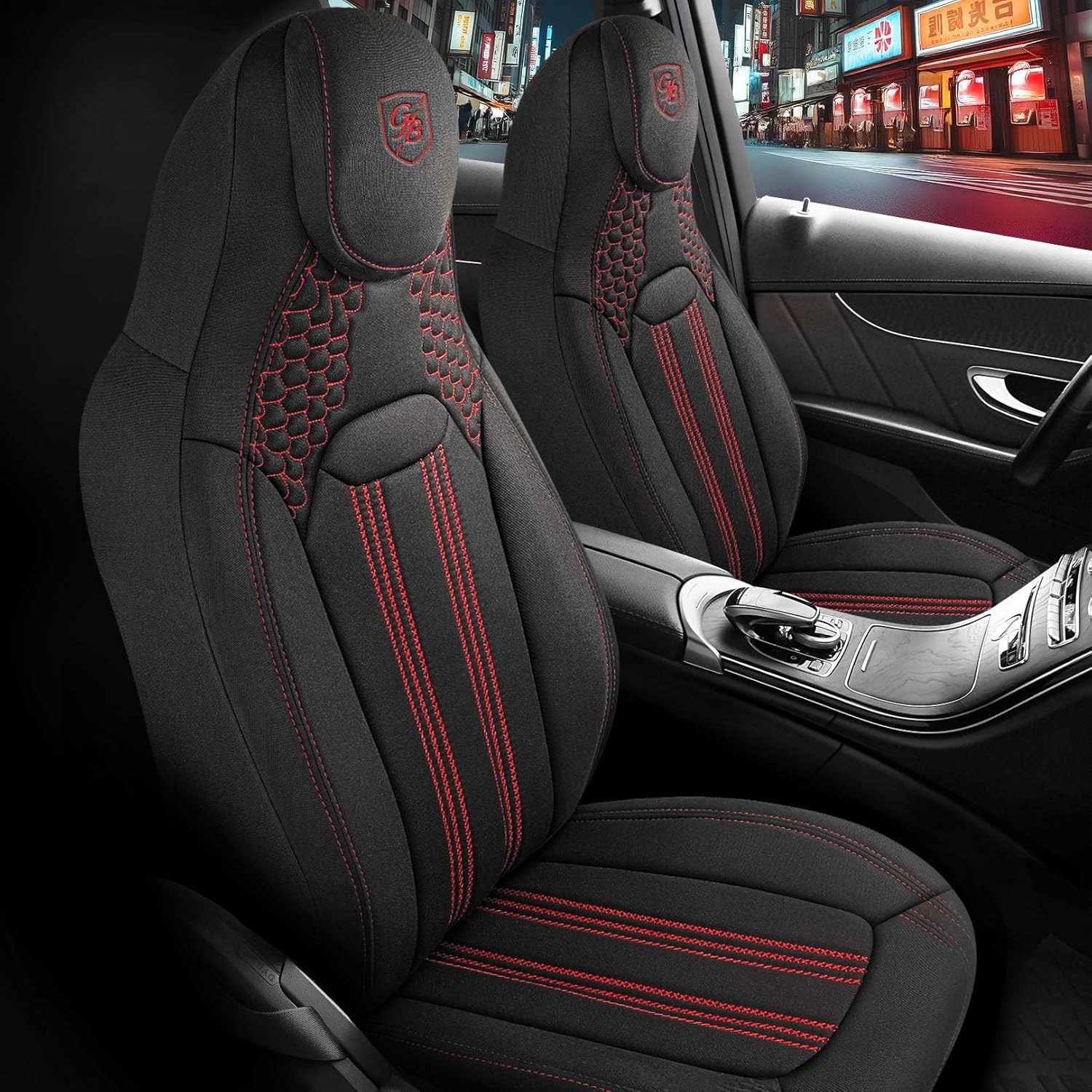Hunter Autositzbezüge für Mercedes Benz V-Klasse, Lacoste-Stoff