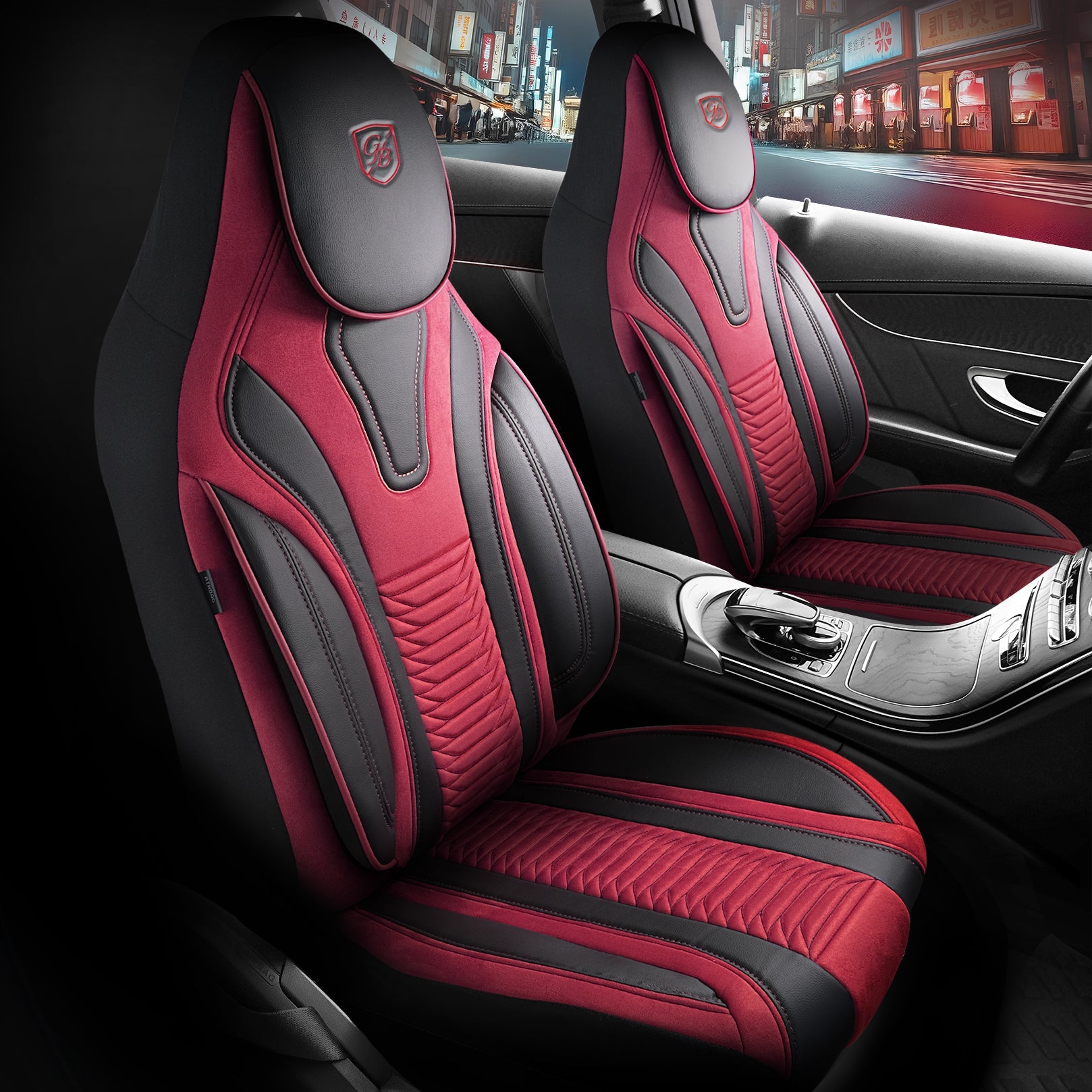 Tokyo Autositzbezüge für Mercedes Benz A-Klasse, Velours & Leder