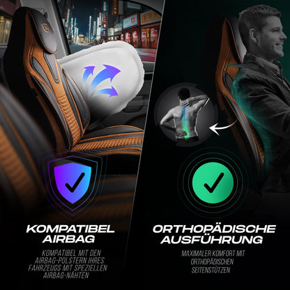 Tokyo Autositzbezüge für Hyundai Ioniq, Velours & Leder