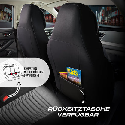 Tokyo Autositzbezüge für Mercedes Benz CLS-Klasse, Velours & Leder
