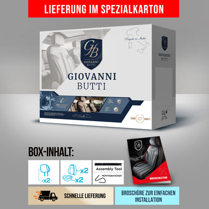 Munich Autositzbezüge für PKW & SUV, Leinen