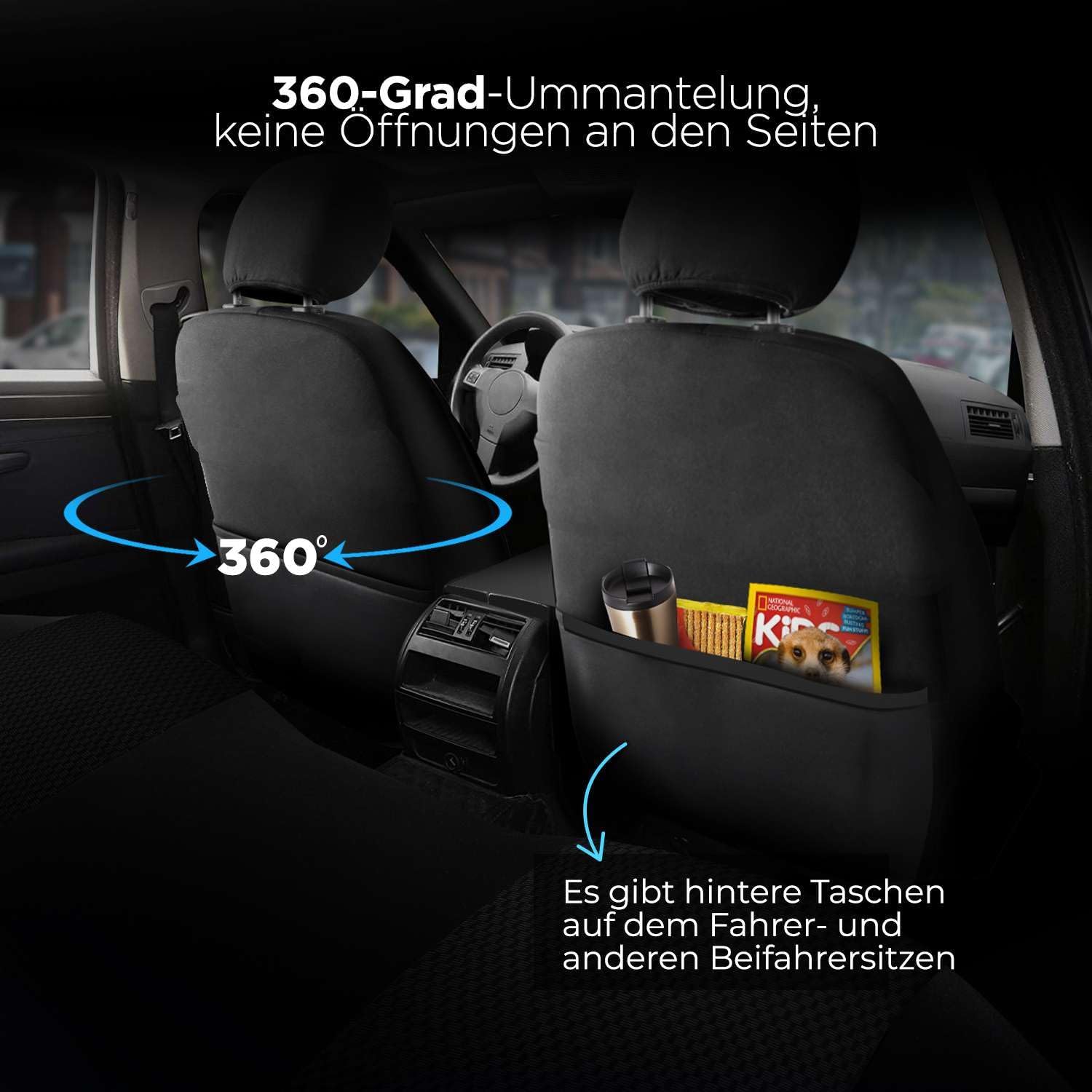 Prestij Autositzbezüge für PKW & SUV, Webstoff