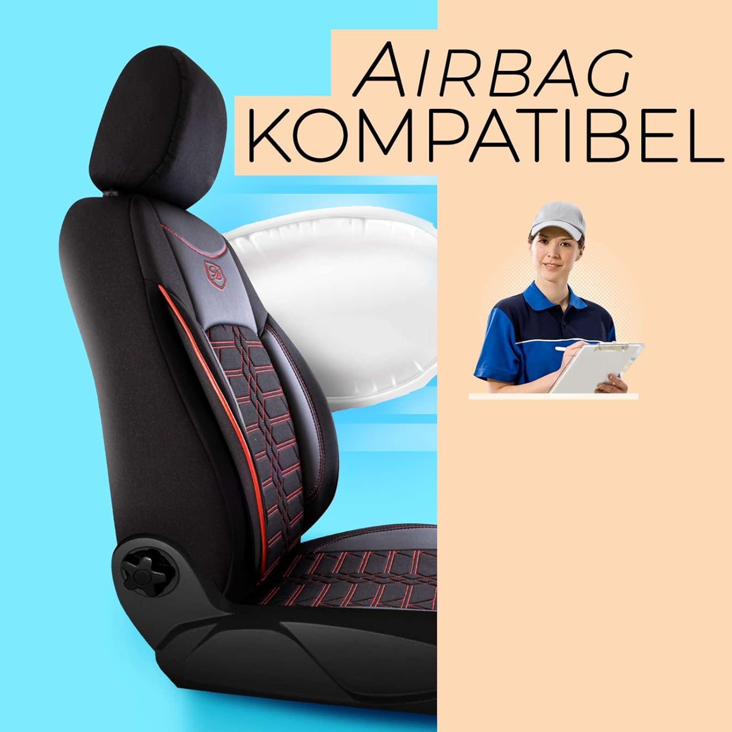 Venice Autositzbezüge für Toyota Verso, Jacquard Sitzauflage