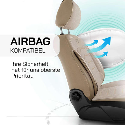 Bodrum Autositzbezüge für Mercedes Benz A-Klasse, Leinen