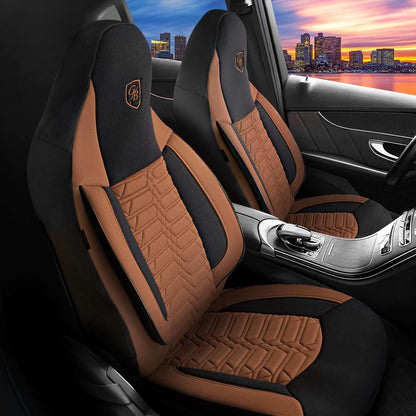 Polygon Autositzbezüge für PKW & SUV, Lacoste-Stoff