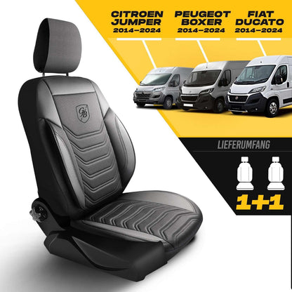 Autositzbezüge Universal 2+1 für Opel Movano B (2011-2021), Piqué-Stoff