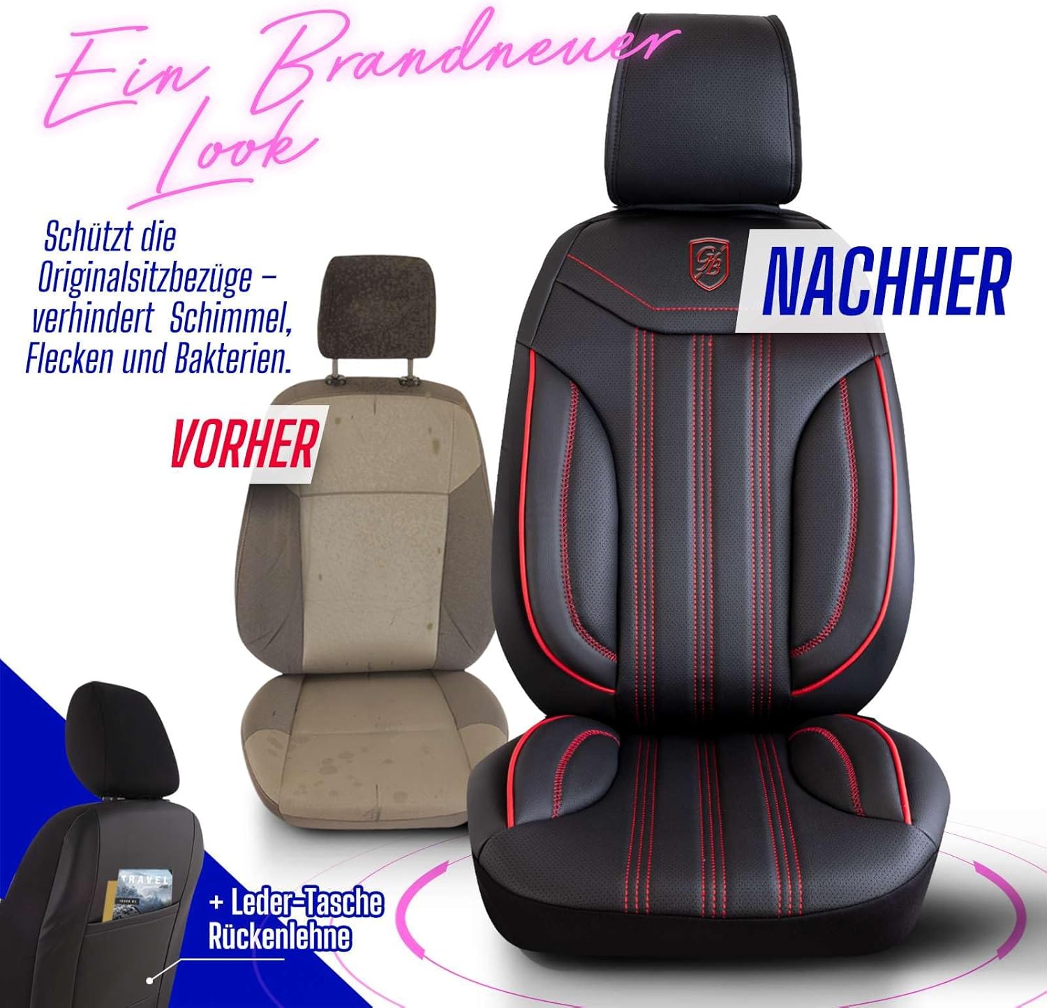 Miami Autositzbezüge für Audi Q5, Leder