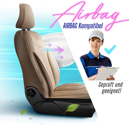Miami Autositzbezüge für Mazda 626, Leder