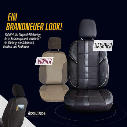 Everest Autositzbezüge für Peugeot 208 – Jacquard Sitzauflage