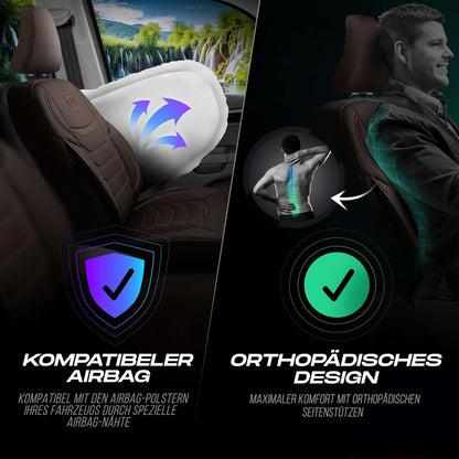 Lechfall Autositzbezüge für Mercedes Benz A-Klasse, Lacoste-Stoff