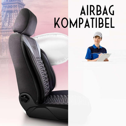 Paris Autositzbezüge für Mercedes Benz A-Klasse, Piqué-Stoff