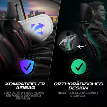 Lizbon Autositzbezüge für Volvo S40, Alcantara