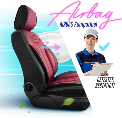 Miami Autositzbezüge für Ford Ranger, Leder