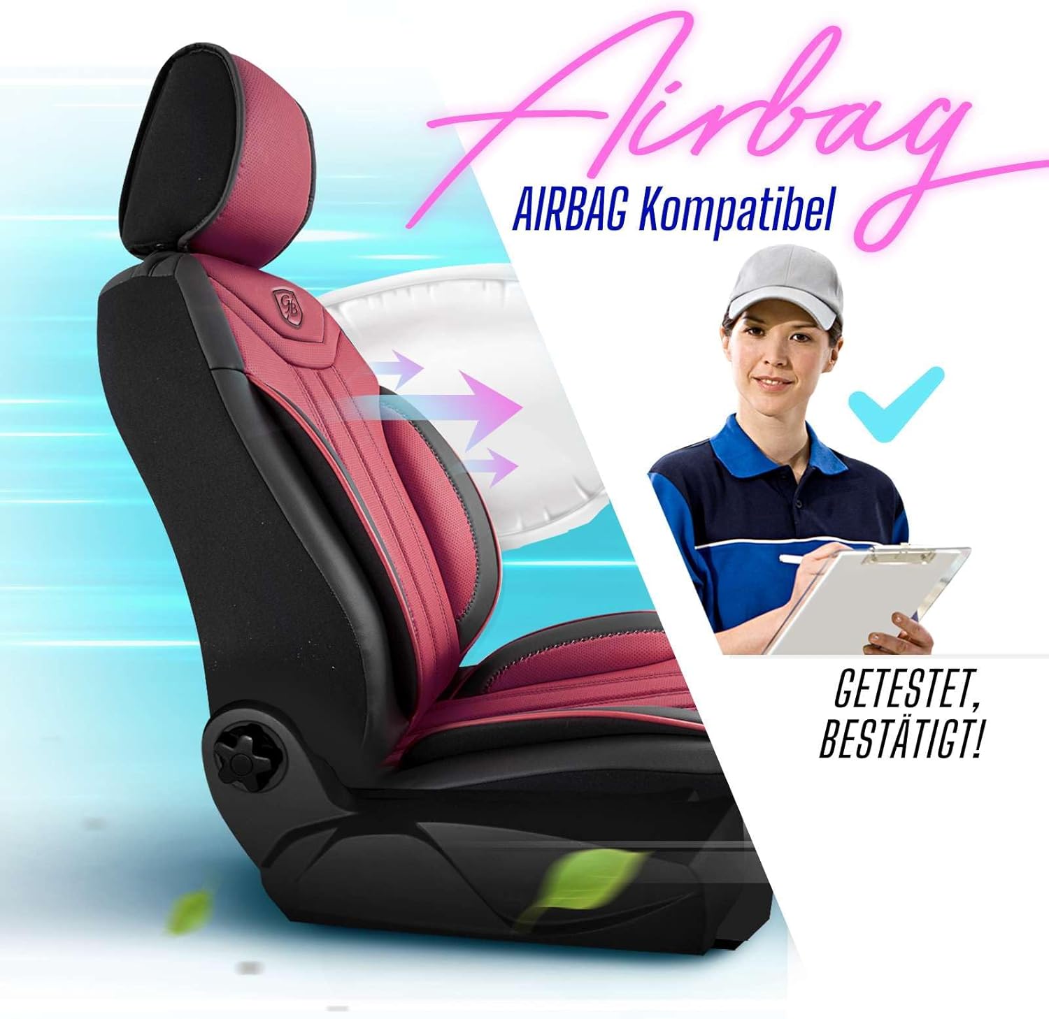 Miami Autositzbezüge für Jeep Grand Cherokee, Leder