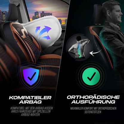 Boston Autositzbezüge für Ssang Yong Kyron, Velours