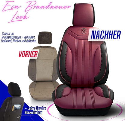 Miami Autositzbezüge für Mazda 6, Leder