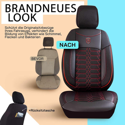 Venice Autositzbezüge für Peugeot 2008, Jacquard Sitzauflage