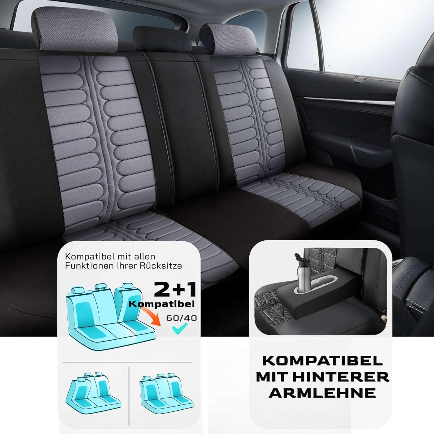 Londra Autositzbezüge für PKW & SUV, Jacquard Sitzauflage