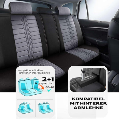 Londra Autositzbezüge für Peugeot 607, Jacquard Sitzauflage