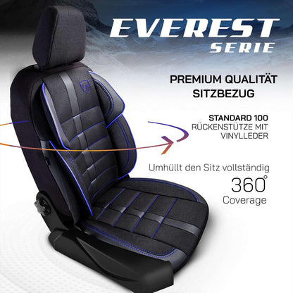 Everest Autositzbezüge für Seat Exeo – Jacquard Sitzauflage