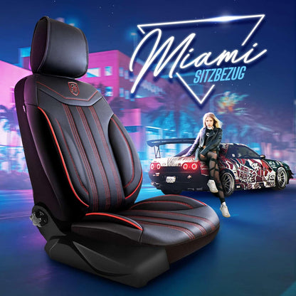 Miami Autositzbezüge für Toyota Proace, Leder