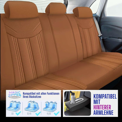 Miami Autositzbezüge für Opel Combo, Leder