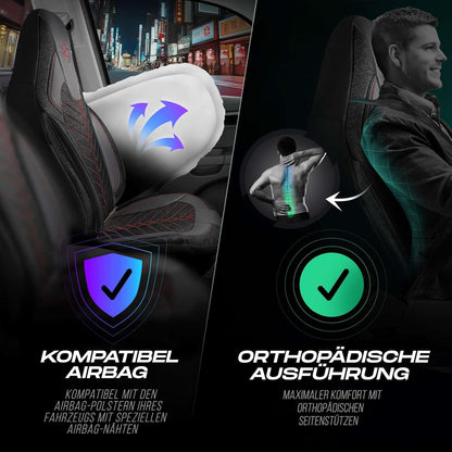 Munich Autositzbezüge für Skoda Kamiq, Leinen