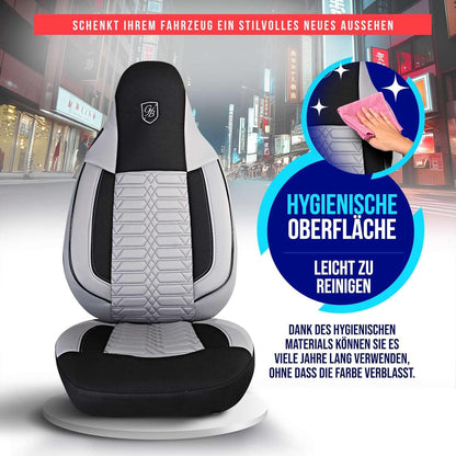 Polygon Autositzbezüge für Audi Q7, Lacoste-Stoff