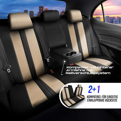 Lizbon Autositzbezüge für Volvo V60, Alcantara