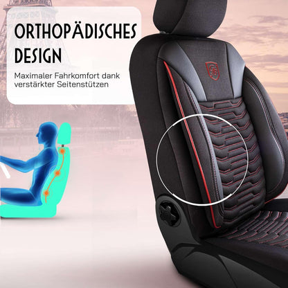 Paris Autositzbezüge für Mazda 6, Piqué-Stoff