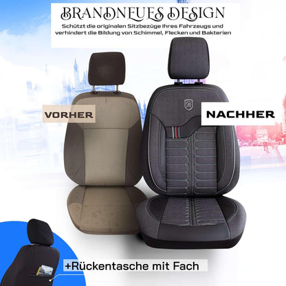 Londra Autositzbezüge für Mercedes Benz A-Klasse, Jacquard Sitzauflage