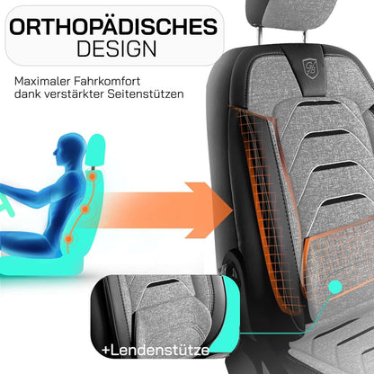 Bodrum Autositzbezüge für Mazda 6, Leinen