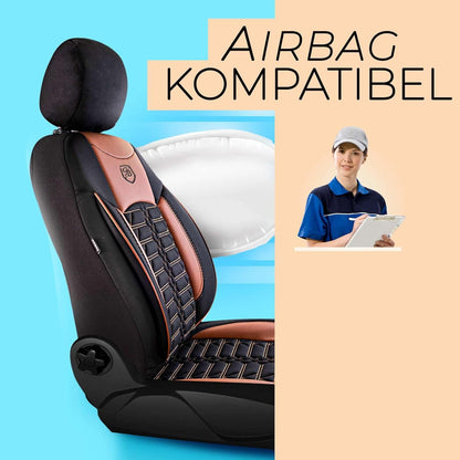 Venice Autositzbezüge für Ford S-Max, Jacquard Sitzauflage