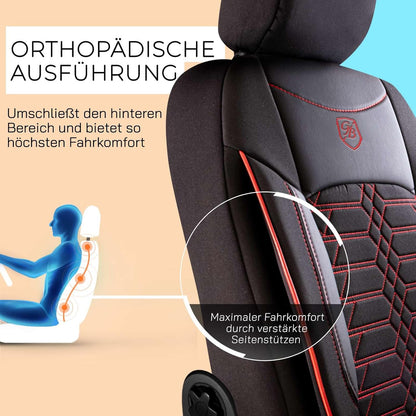 Venice Autositzbezüge für Ford Mondeo, Jacquard Sitzauflage