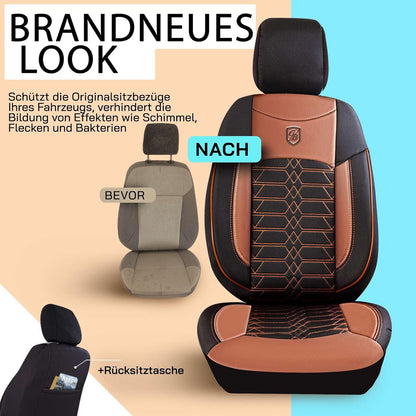 Venice Autositzbezüge für Fiat Tipo, Jacquard Sitzauflage