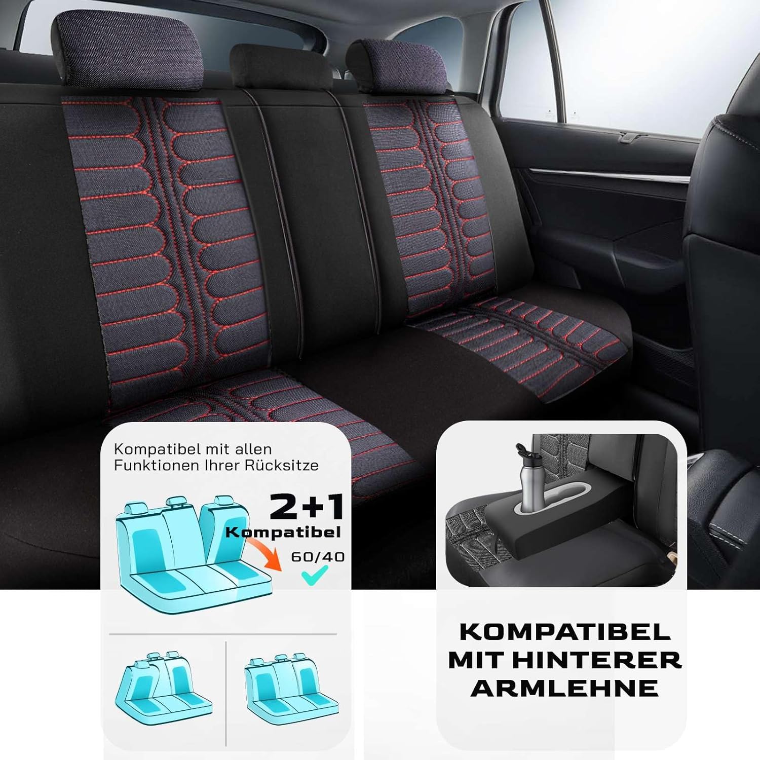 Londra Autositzbezüge für Renault Modus, Jacquard Sitzauflage