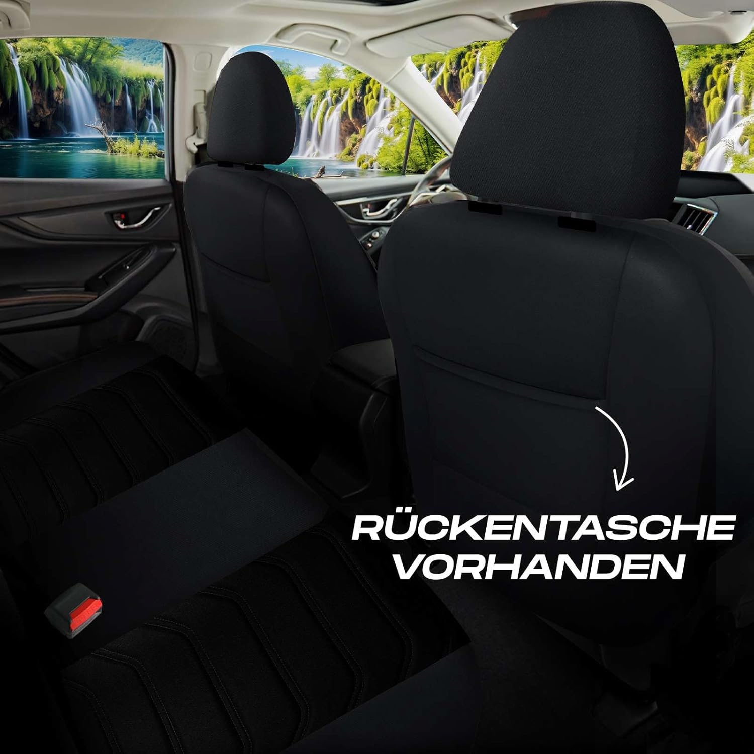 Lechfall Autositzbezüge für Renault Talisman, Lacoste-Stoff