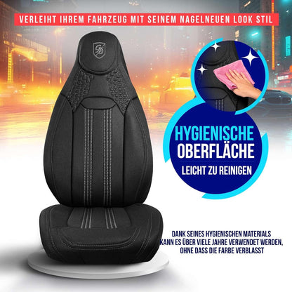 Hunter Autositzbezüge für PKW & SUV, Lacoste-Stoff