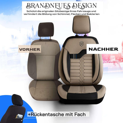 Londra Autositzbezüge für Mercedes Benz M-Klasse, Jacquard Sitzauflage