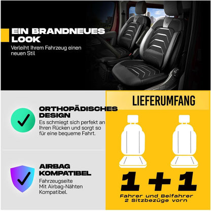 Autositzbezüge Universal 2+1 für  OPEL Vivaro B (2014-2018), Leinen