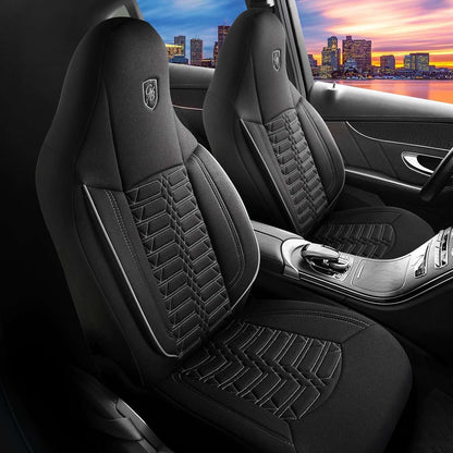 Polygon Autositzbezüge für Opel Antara, Lacoste-Stoff