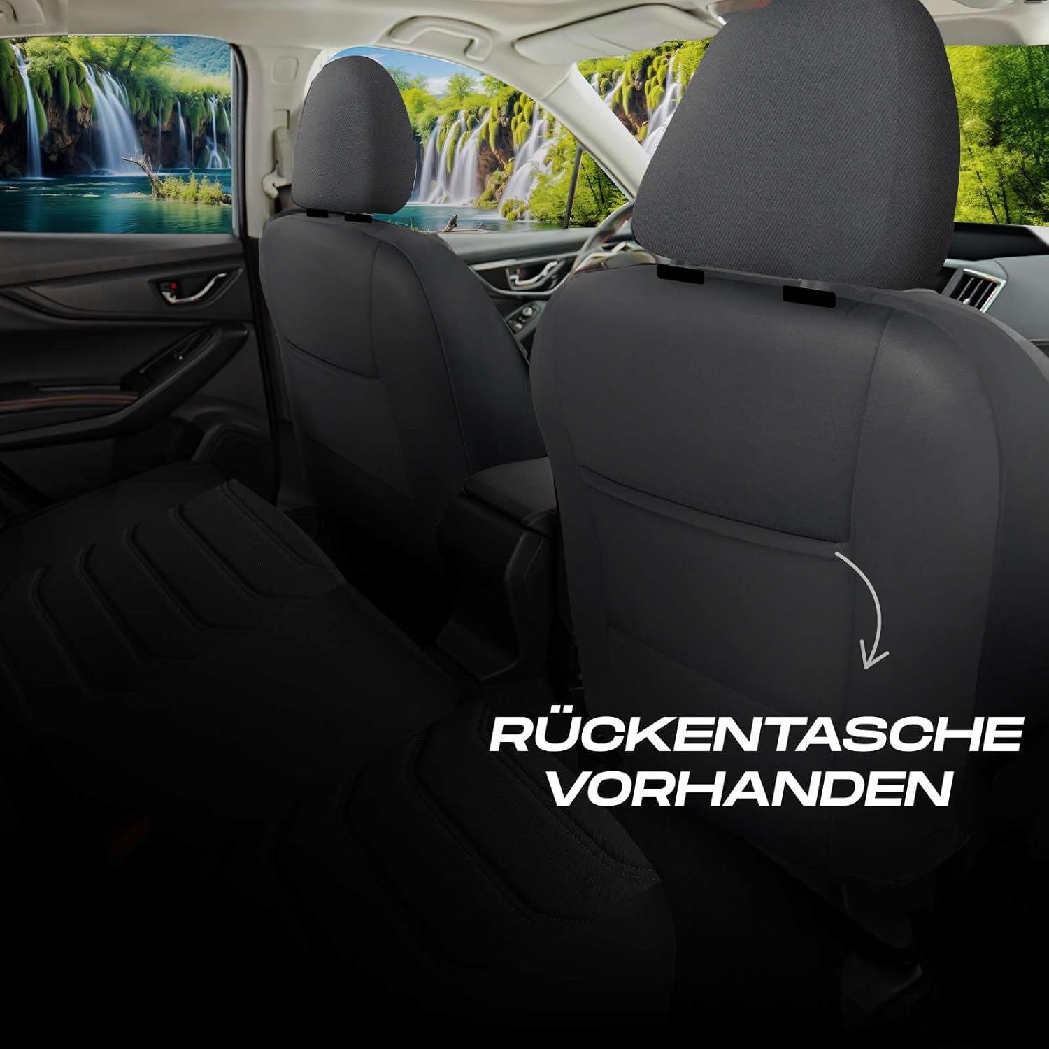 Lechfall Autositzbezüge für Mazda 6, Lacoste-Stoff