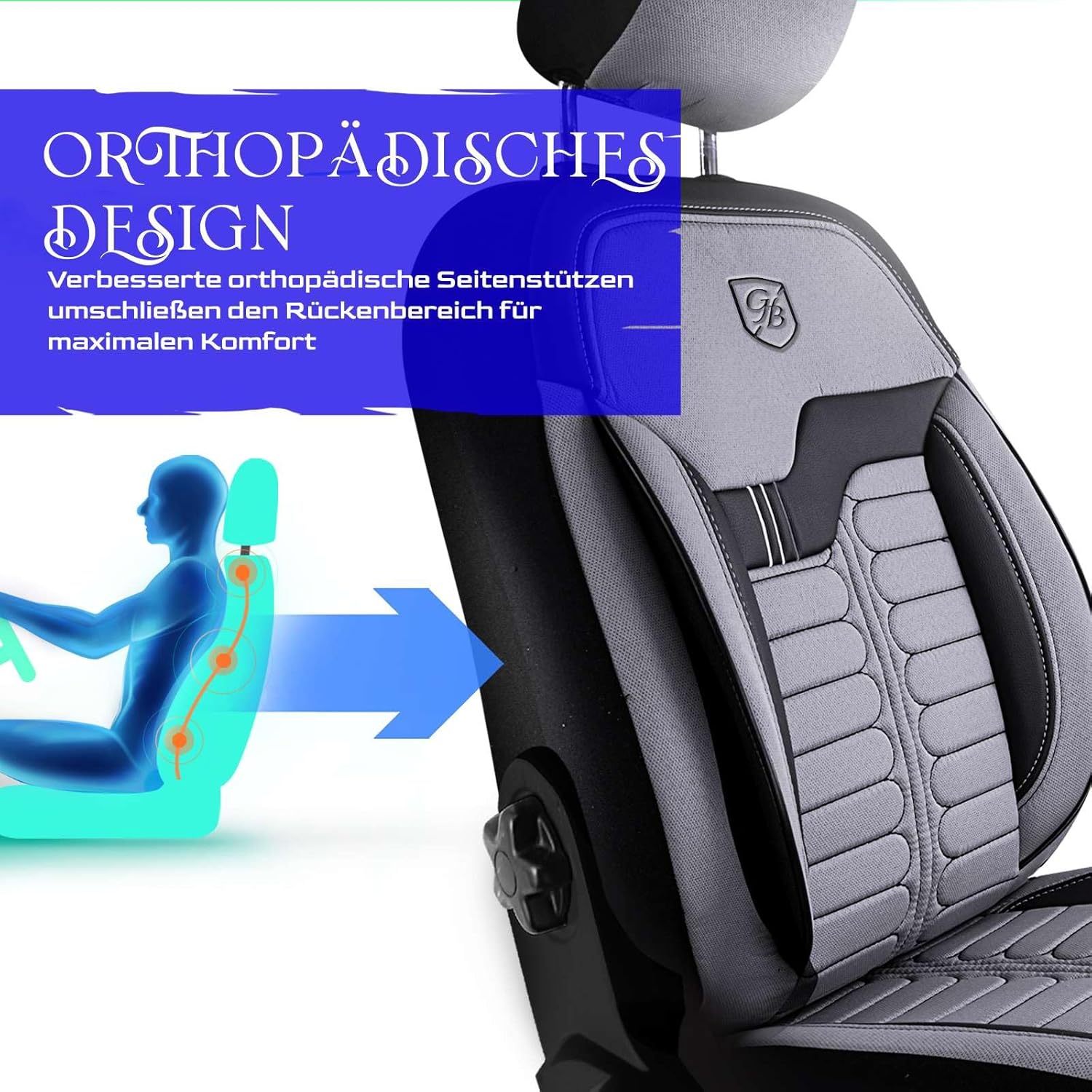 Londra Autositzbezüge für Mazda 6, Jacquard Sitzauflage