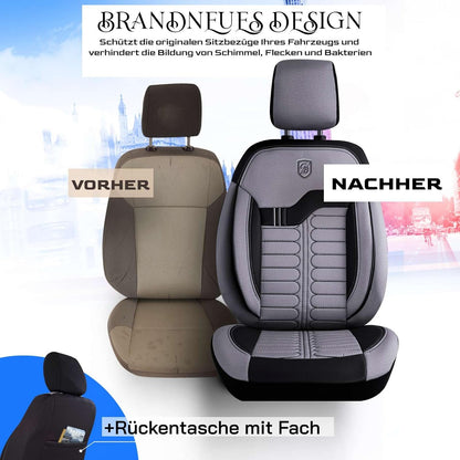 Londra Autositzbezüge für Mercedes Benz A-Klasse, Jacquard Sitzauflage