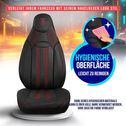 Hunter Autositzbezüge für PKW & SUV, Lacoste-Stoff