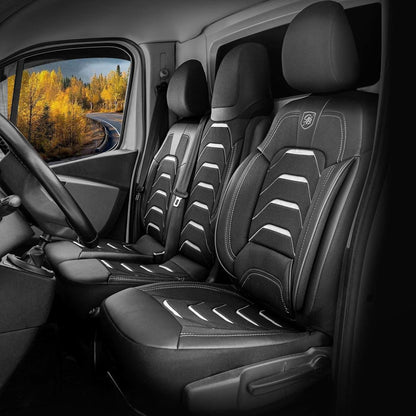 Autositzbezüge Universal 1+1 für Opel Movano C (2022-2026), Leinen